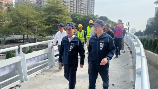 愛河河堤公園改善分區推動 林欽榮副市長視察首區啟用成果